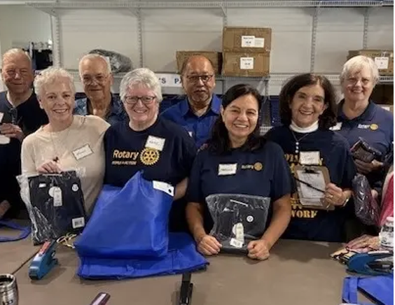 Rotary Assists our Clothing Program